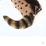 Fox-Racoon Tail Keychain Fur Pendant Key-Chain Bags Charm Keys-Holder