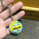 Mini Volleyball Keychain Sport Key Chain Car Bag Ball Volleyball Key Ring Holder