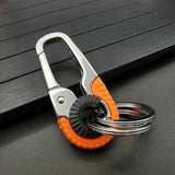 Stainless Steel Carabiner Keychain for Men Outdoor Camping