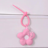 1PC Flower Bag Charm Keychain Lanyard Car Key Chain Pendant Handbag Ornaments