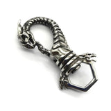 Nordic Dragon Keychain Stainless Steel Nidhogg Keyring