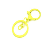 10PCS 30mm Metal Keychain Split Rings Lobster Clasp DIY Jewelry Making