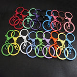 10PCS 30mm Metal Keychain Split Rings Lobster Clasp DIY Jewelry Making