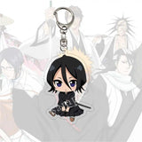 Bleach Acrylic Keychain Kurosaki Ichigo Ishida Uryuu Kuchiki Rukia Bag Charm