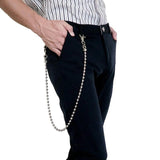 Stainless Steel Wallet Belt Chain Rock Punk Hipster Keychain