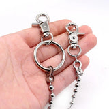 Stainless Steel Wallet Belt Chain Rock Punk Hipster Keychain