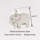 5Pcs Stainless Steel Charms for DIY Jewelry Making