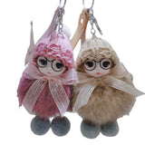 Pompom Baby Keychain Plush Doll Bag Keyring Car Gift