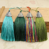 20pcs Colorful Silk Tassel Fringe DIY Jewelry Making Charms
