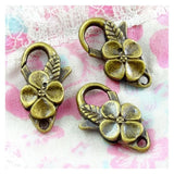 20pcs 26*15MM Charms Lobster clasp Antique bronze Plated Key chain DIY Jewelry