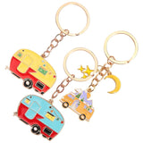 3pcs Keychain Charms Metal Key Chain Pendants Home Supplies