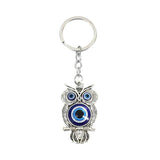 Owl Keychain Bag Charm Evil Eye Car Key Chain for Women Men