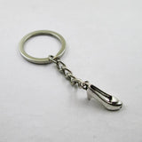 3pcs/lot High Heel Shoe 3D Charms Keyring Pendant Keychain