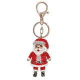 Christmas Santa Claus Keychain Lobster Buckle Charms Keyring