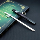 Anime Sword Men Keychain Car Key Ring Pendant llaveros