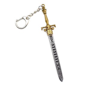 Bloodborne Sword Keychain Game Accessory Metal Key Ring Pendant
