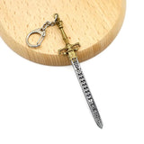 Bloodborne Sword Keychain Game Accessory Metal Key Ring Pendant