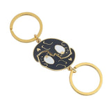 Metal Couple Keychain Otters Cat Keychain Keyring For His Hers