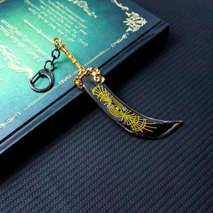 Radahn Keychain Starscourge Greatsword Key Chain Keyring Men Game Accessories