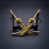 Radahn Keychain Starscourge Greatsword Key Chain Keyring Men Game Accessories