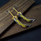 Radahn Keychain Starscourge Greatsword Key Chain Keyring Men Game Accessories