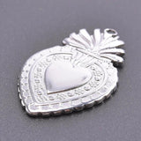 10PCS Stainless Steel Love Heart Charm Pendant DIY Jewelry Making