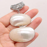 Shell Alloy Pendant for DIY Jewelry Making