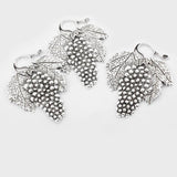 2Pcs Tibetan Silver Grape Charm Pendant for DIY Necklace Jewelry