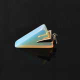 Opalite Crystal Necklace with Pearl Charm