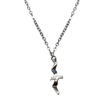 Silver Sea Mew Pendant Necklace for Women Clavicle Chain Charm Jewelry