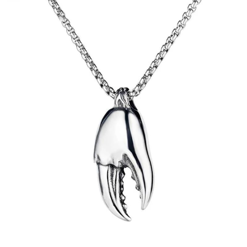 Vintage Crab Pliers Pendant Necklace with Chain