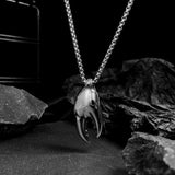 Vintage Crab Pliers Pendant Necklace with Chain