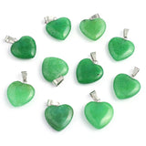 Heart Shape Agates Pendant for DIY Jewelry Making