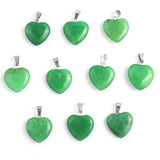 Heart Shape Agates Pendant for DIY Jewelry Making