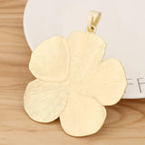 Matte Large Flower Charms Pendant 90x73mm