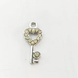 50Pcs/Lot Crystal Necklace Pendant Dog Paw Bone Charms For DIY