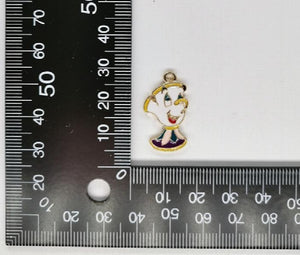 10 Pcs Cartoon Metal Charms for DIY Jewelry Making