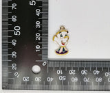 10 Pcs Cartoon Metal Charms for DIY Jewelry Making