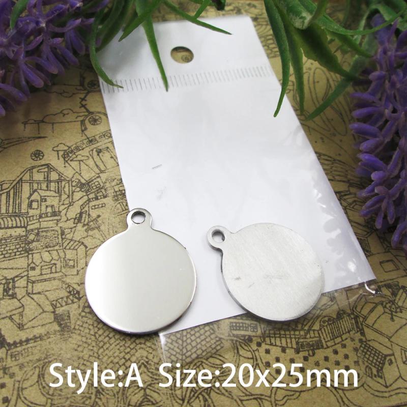10pcs Jersey Girl Stainless Steel Charms Pendant DIY Jewelry Findings