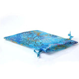 100pcs Coral Bronzing Organza Bags Wedding Christmas Gift Bags Jewelry Pouches