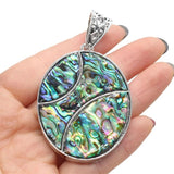 Abalone Shell Geometric Pendant Jewelry Making DIY Necklace Earring Accessorie