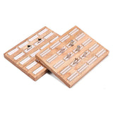 Wooden Jewelry Display Tray for Rings and Earrings