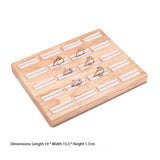 Wooden Jewelry Display Tray for Rings and Earrings