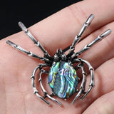 1PC Spider Natural Stone Pendant Opal Quartz Agate Amethyst Animal Healing Cryst