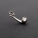 Personalized Smoking Pipe Keychain with Initial