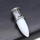 Amethyst Quartz Lapis Lazuli Stone Charms for DIY Necklaces