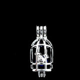 10Pcs Birdcage Charm Bead Cage Aromatherapy Diffuser Pendant for Jewelry Making