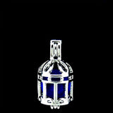 10Pcs Birdcage Pearl Cage Locket Aromatherapy Charm Pendant Necklace Bracelet