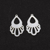 Natural Shell Fishtail Shape Pendant DIY Jewelry Accessory