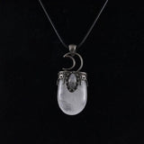 Natural Stone Pendant Neck Chains For Women Quartz Crystal Charm Necklace